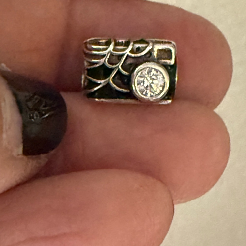 Silver Camera Charm - image 5